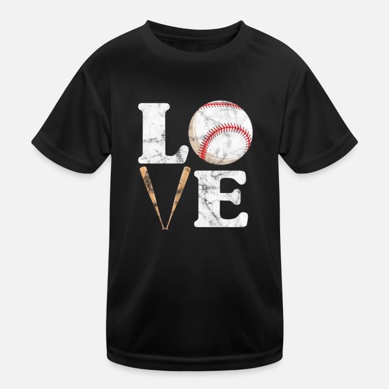 Softball Kinder Funktions-T-Shirt