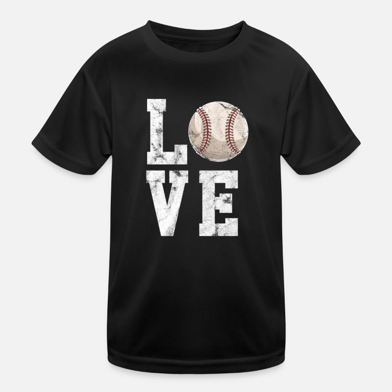 Softball Kinder Funktions-T-Shirt