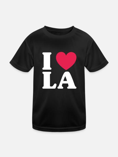 Los Angeles - T-shirt sport Enfant - noir - Devant