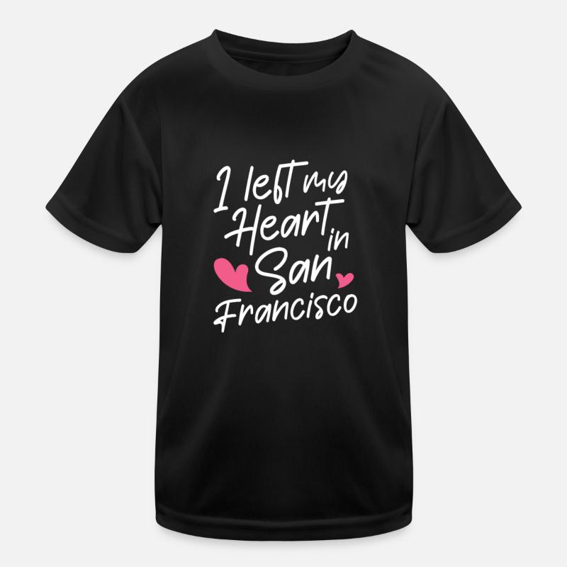 San Francisco - Kids Functional T-Shirt - black