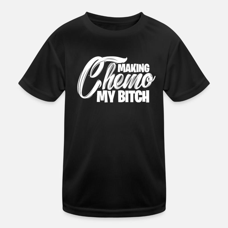Krebs Krank Krankheit Kampf Geschenk Kinder Funktions-T-Shirt