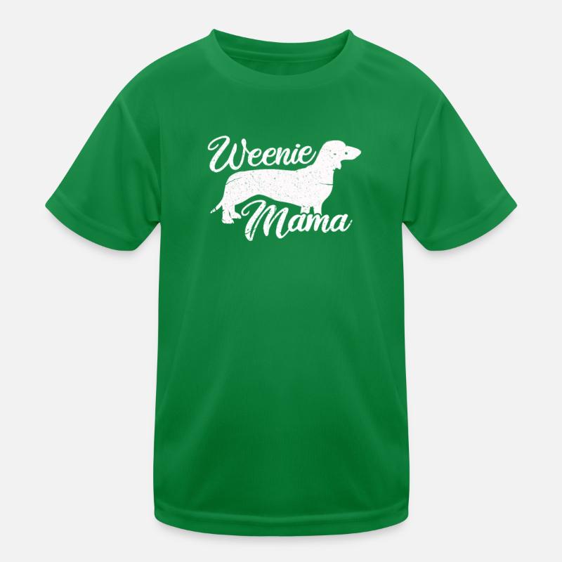 Dackel Mama Kinder Funktions-T-Shirt