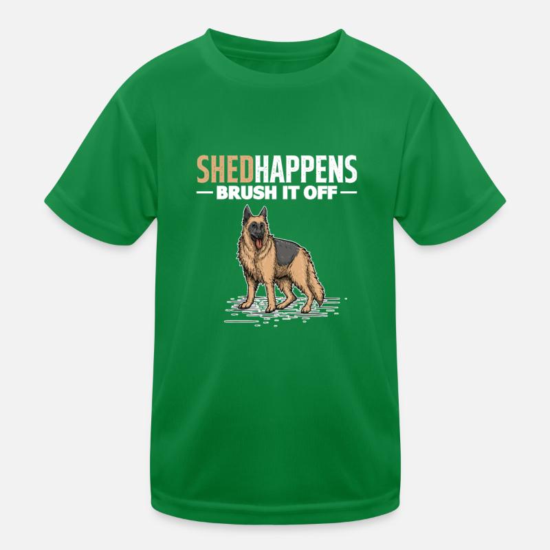 German Shepherd Kids Functional T-Shirt