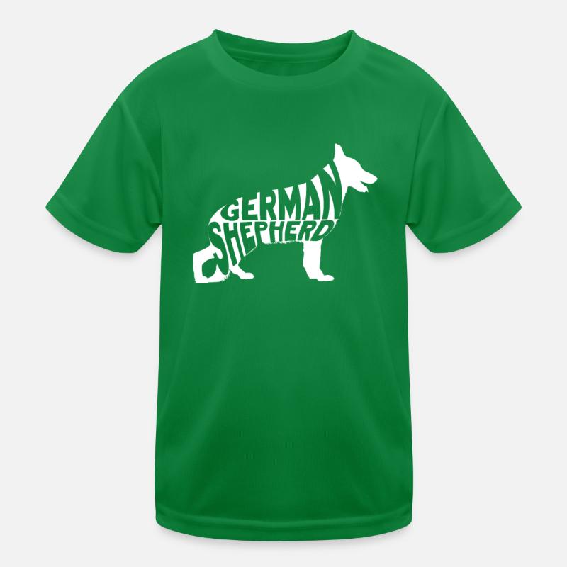 Deutscher Schäferhund Kinder Funktions-T-Shirt