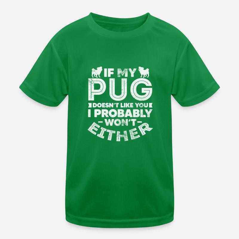 Pug Kids Functional T-Shirt