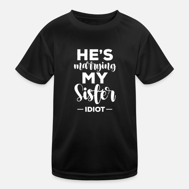Schwester Kinder Funktions-T-Shirt