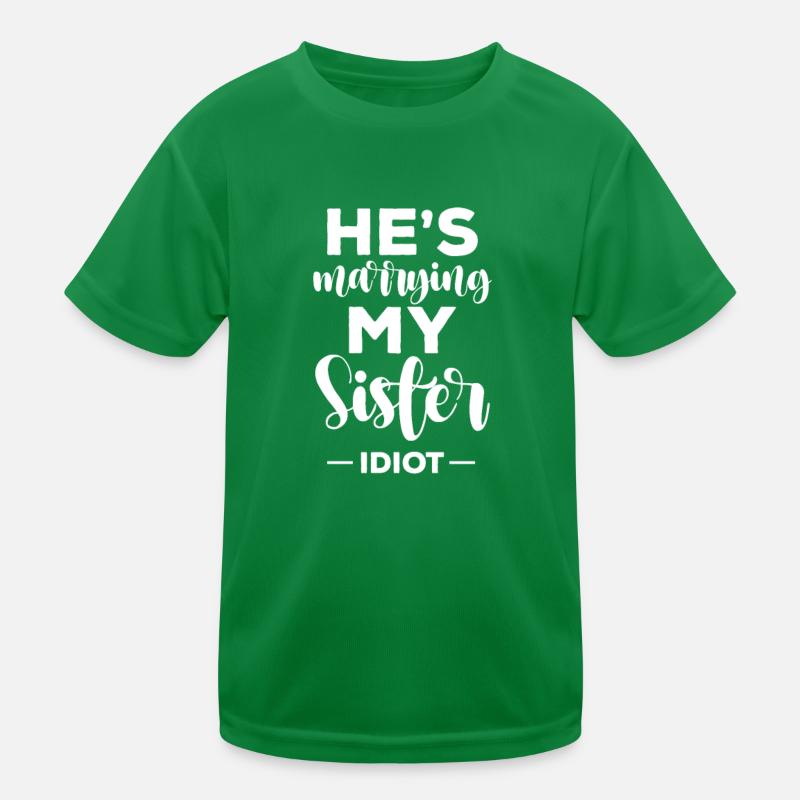 Schwester Kinder Funktions-T-Shirt