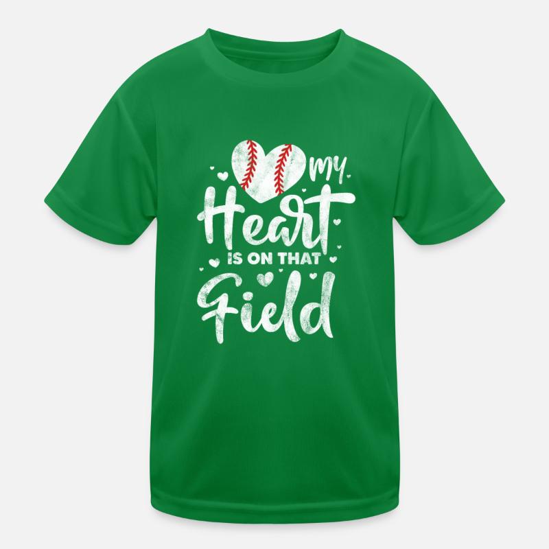 Softball Kinder Funktions-T-Shirt