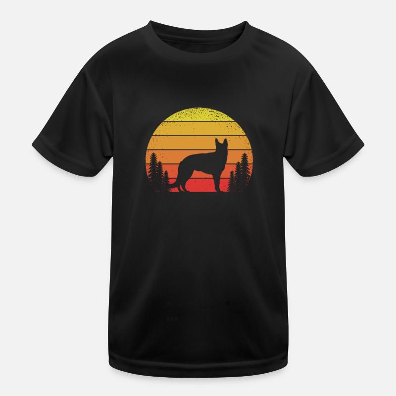 German Shepherd Kids Functional T-Shirt