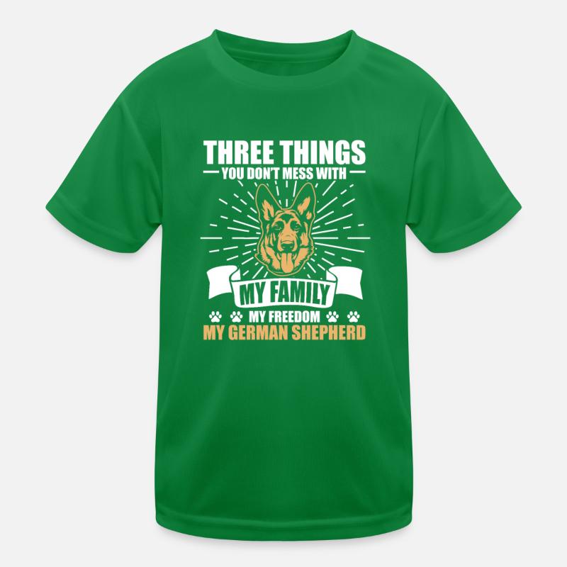 Deutscher Schäferhund Kinder Funktions-T-Shirt