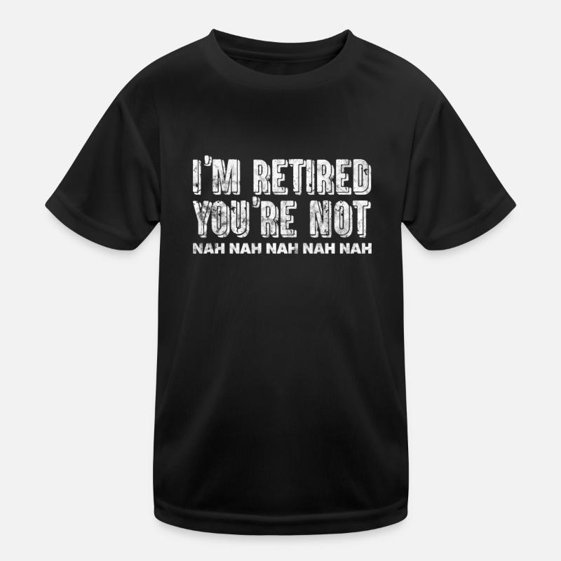 Retirement Kids Functional T-Shirt