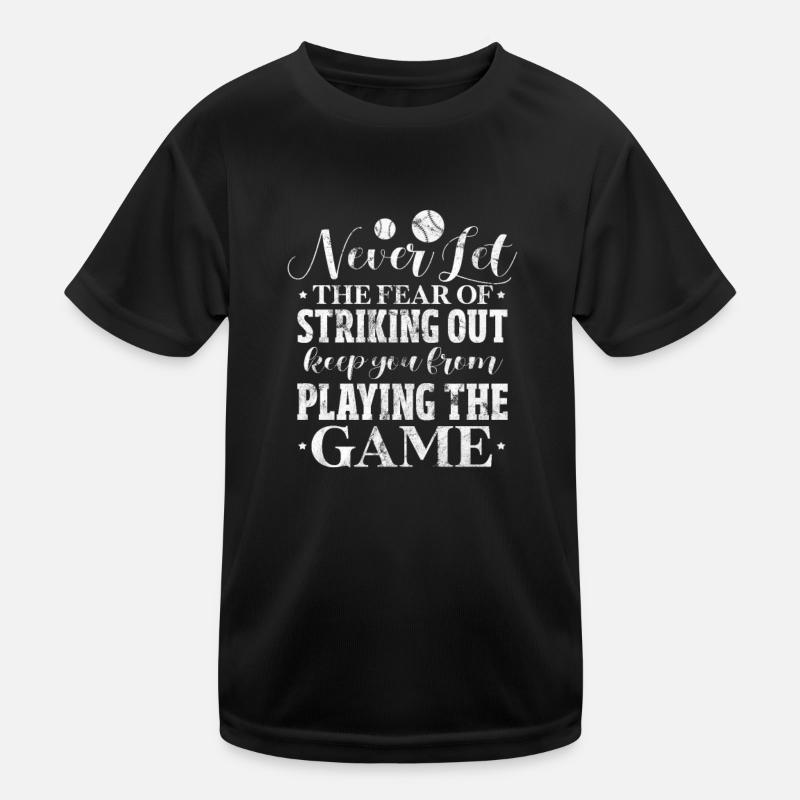 Softball Kinder Funktions-T-Shirt