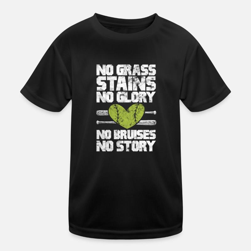 Softball Kinder Funktions-T-Shirt