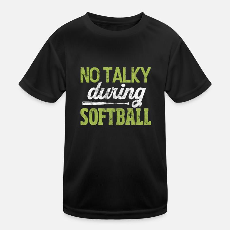 Softball Kids Functional T-Shirt