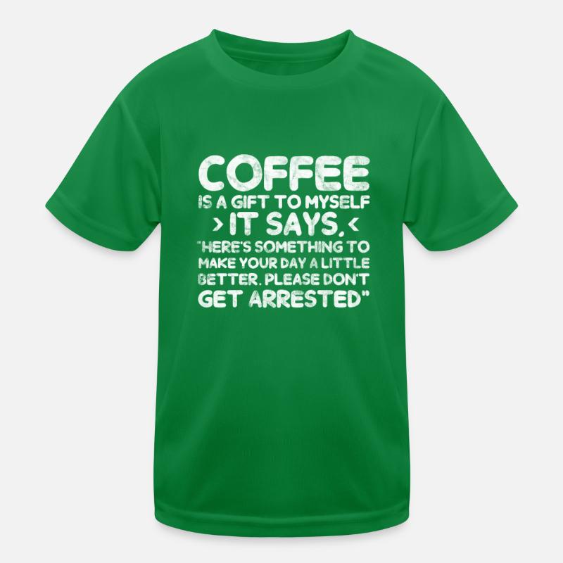 Café T-shirt sport Enfant