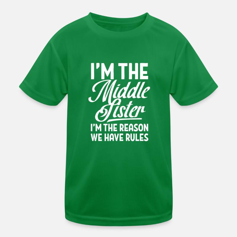 Schwester Kinder Funktions-T-Shirt