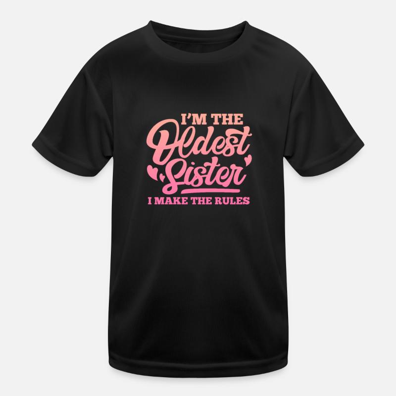 Schwester Kinder Funktions-T-Shirt