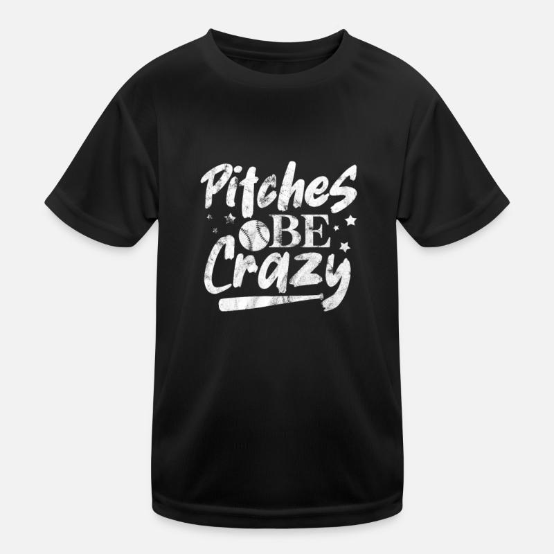 Softball Kinder Funktions-T-Shirt