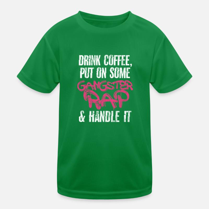 Kaffee Rap Kinder Funktions-T-Shirt