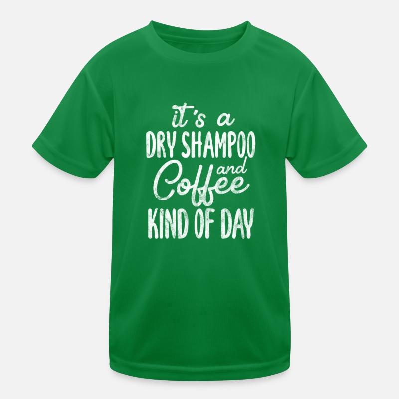 Coffee Shampoo Kids Functional T-Shirt
