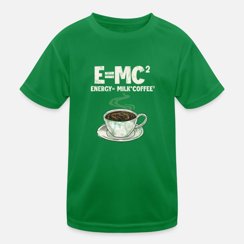 Kaffee Kinder Funktions-T-Shirt