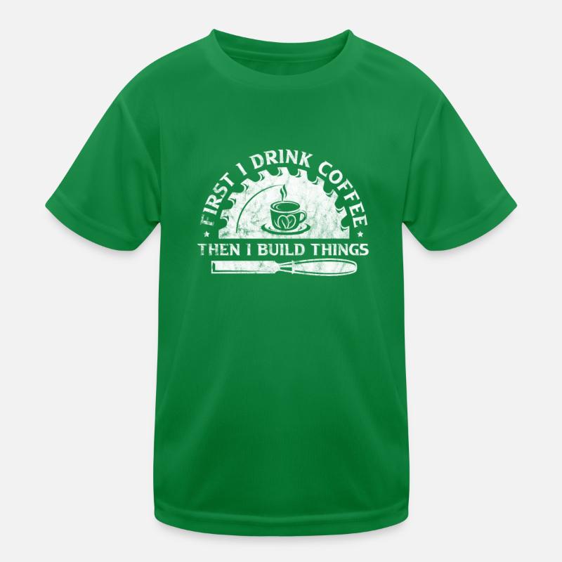 Kaffee Schreiner Kinder Funktions-T-Shirt