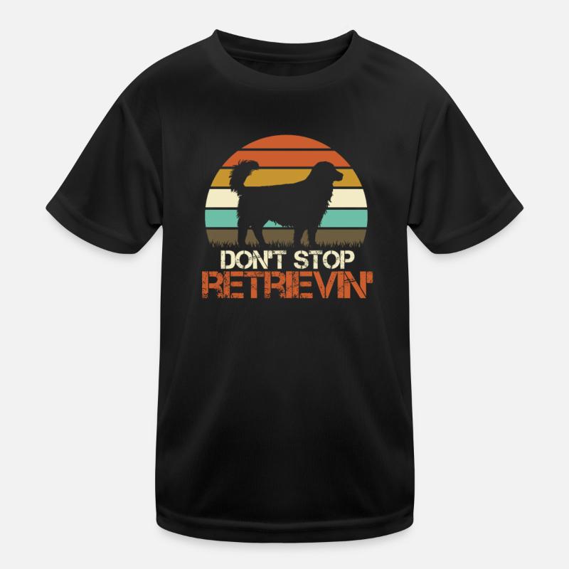 Golden Retrievers Kids Functional T-Shirt