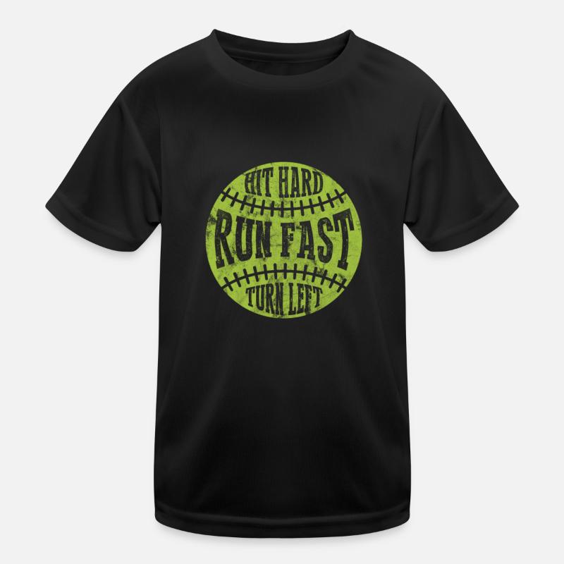 Softball Kids Functional T-Shirt