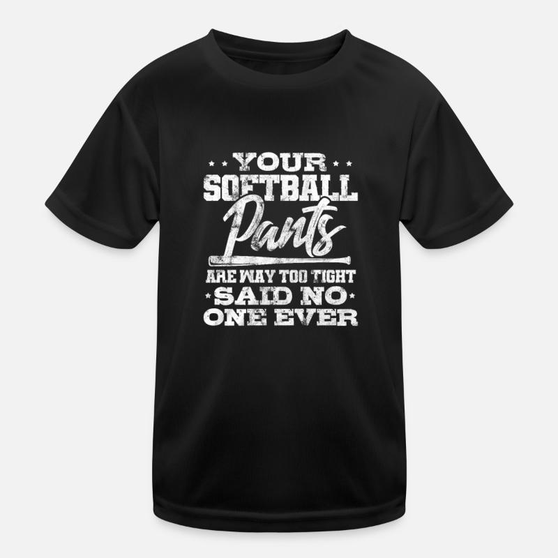 Softball Kinder Funktions-T-Shirt