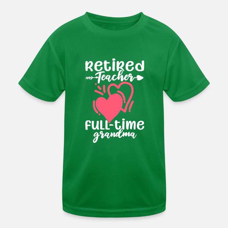 Ruhestand Lehrerin Rente Rentnerin Schule Geschenk Kinder Funktions-T-Shirt