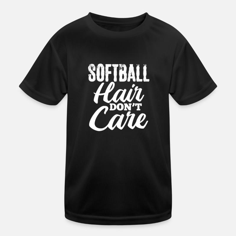 Softball Player Baseball Sport Pitcher Gift Kids Functional T-Shirt