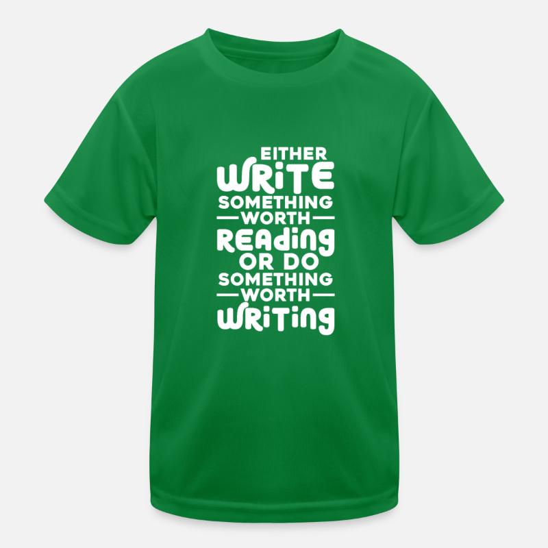 Author Kids Functional T-Shirt