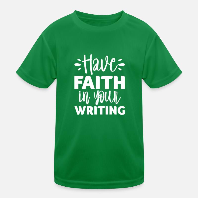 Author Kids Functional T-Shirt