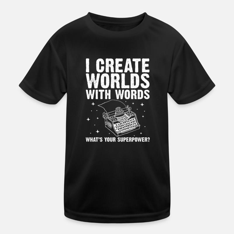 Autor Kinder Funktions-T-Shirt