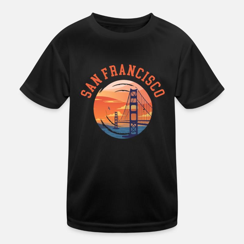 San Francisco Kinder Funktions-T-Shirt