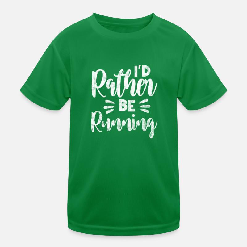 Running Runner Jogging Jogging Runner Gift Kids Functional T-Shirt