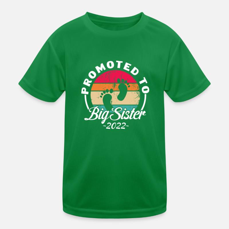 Große Schwester Kinder Funktions-T-Shirt
