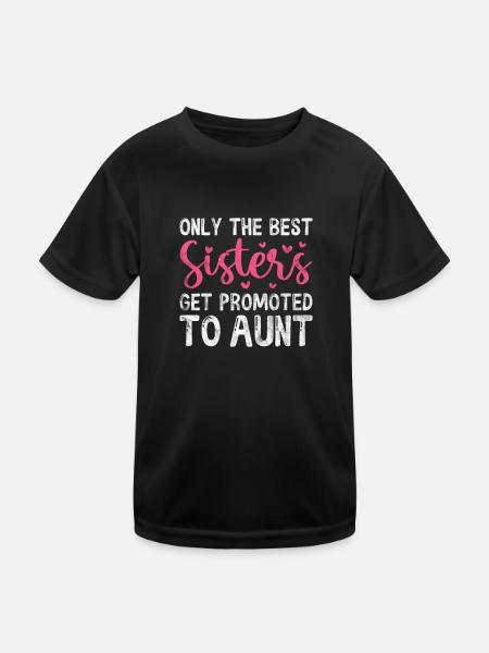Soeur Frère Frères et sœurs Cadeau de famille - T-shirt sport Enfant - noir - Devant