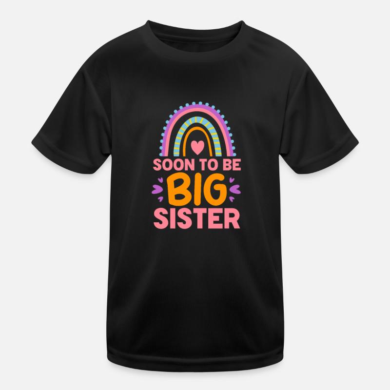 Große Schwester Kinder Funktions-T-Shirt