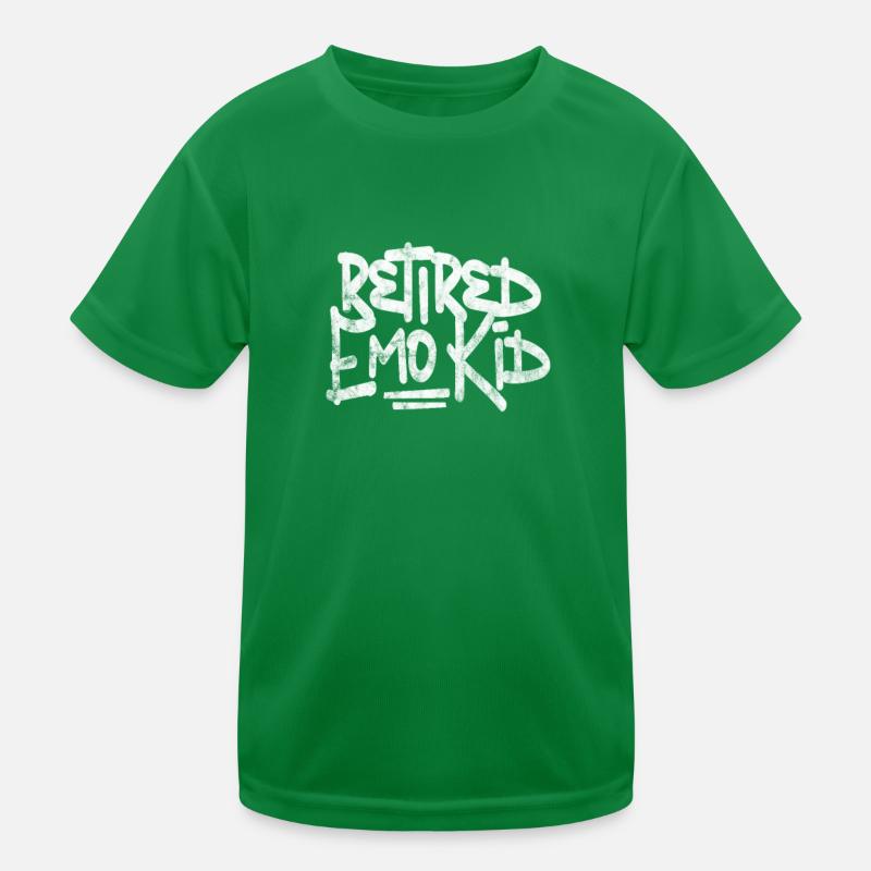 Ruhestand Emo Kinder Funktions-T-Shirt