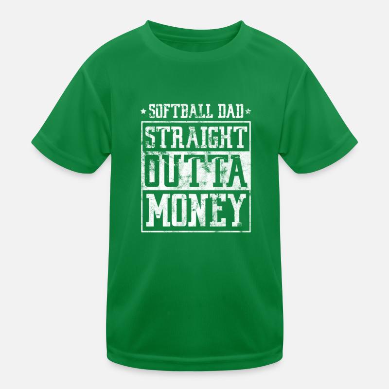 Softball Kids Functional T-Shirt