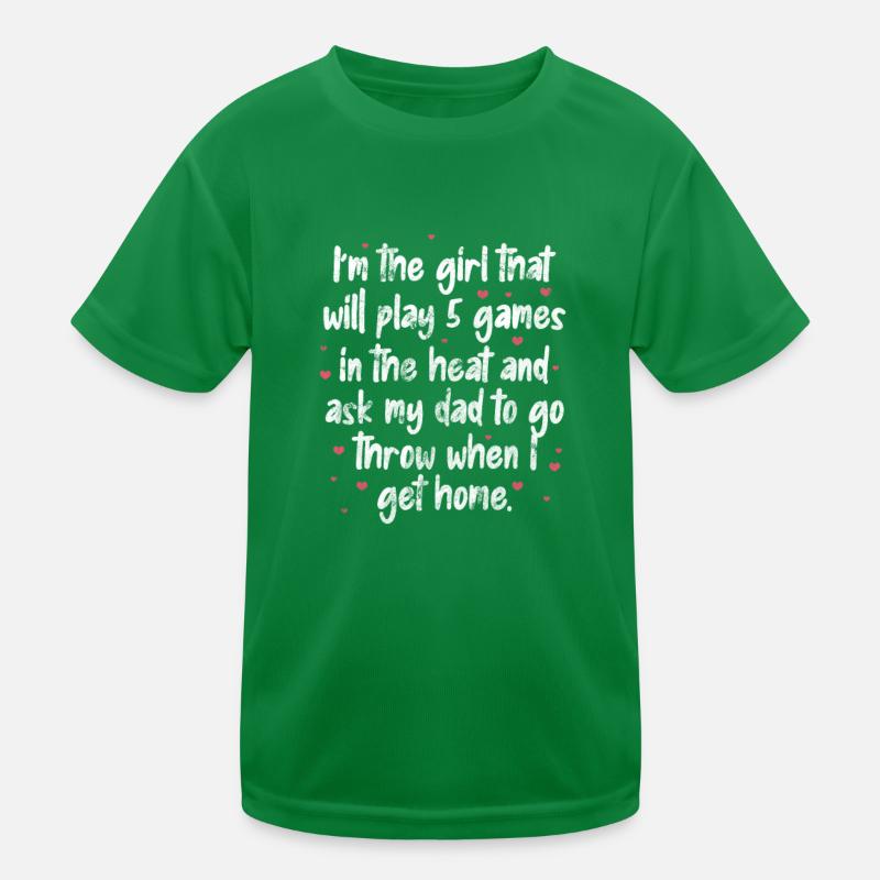 Softball Kids Functional T-Shirt