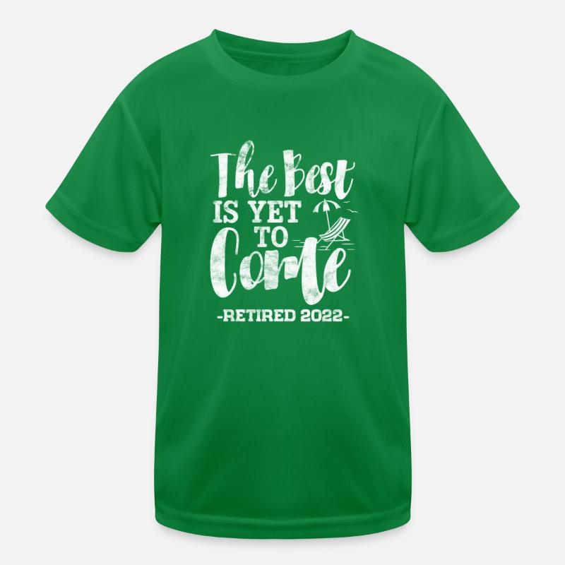 Retirement Kids Functional T-Shirt