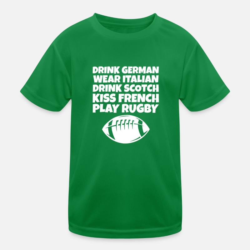 Rugby Kinder Funktions-T-Shirt