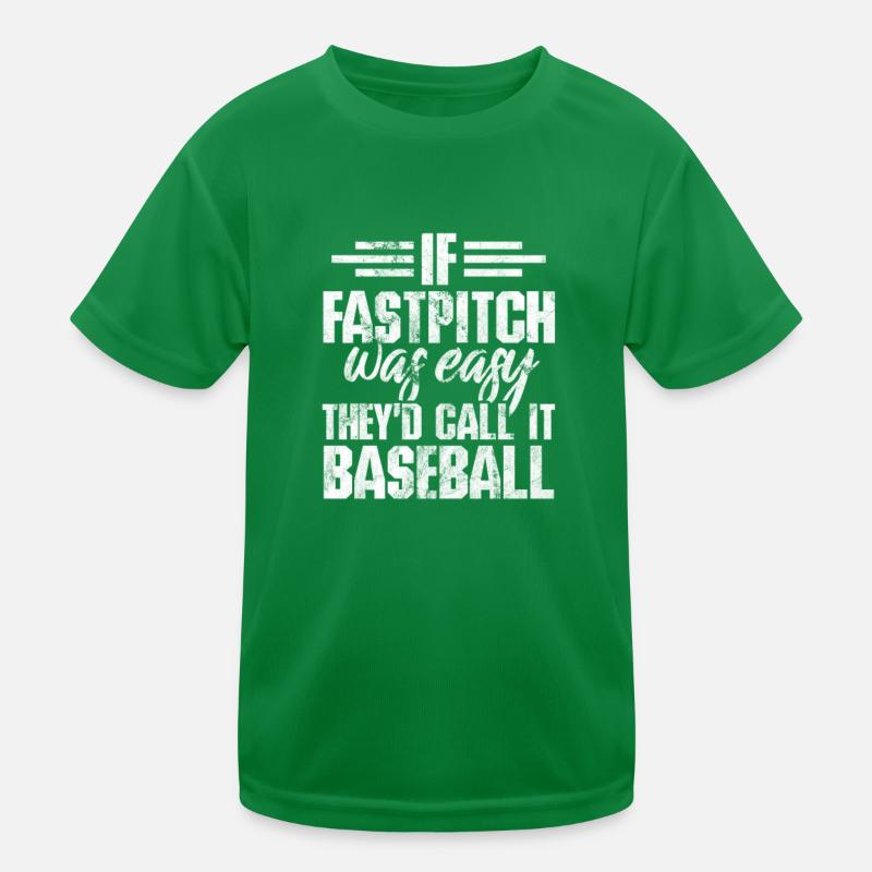 Softball Kids Functional T-Shirt