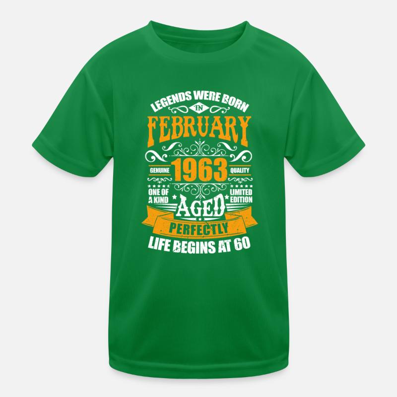 Februar 1963 Kinder Funktions-T-Shirt