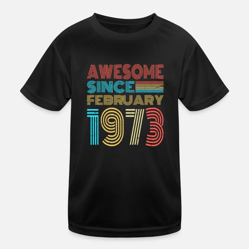 February 1973 Kids Functional T-Shirt