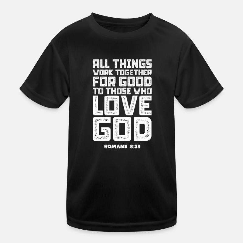 Bible Bible Versets chrétiens Don de Jésus T-shirt sport Enfant