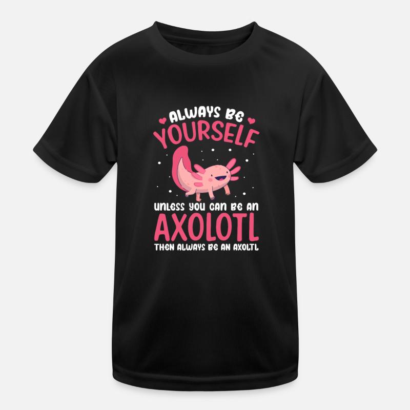 Axolotl Kinder Funktions-T-Shirt
