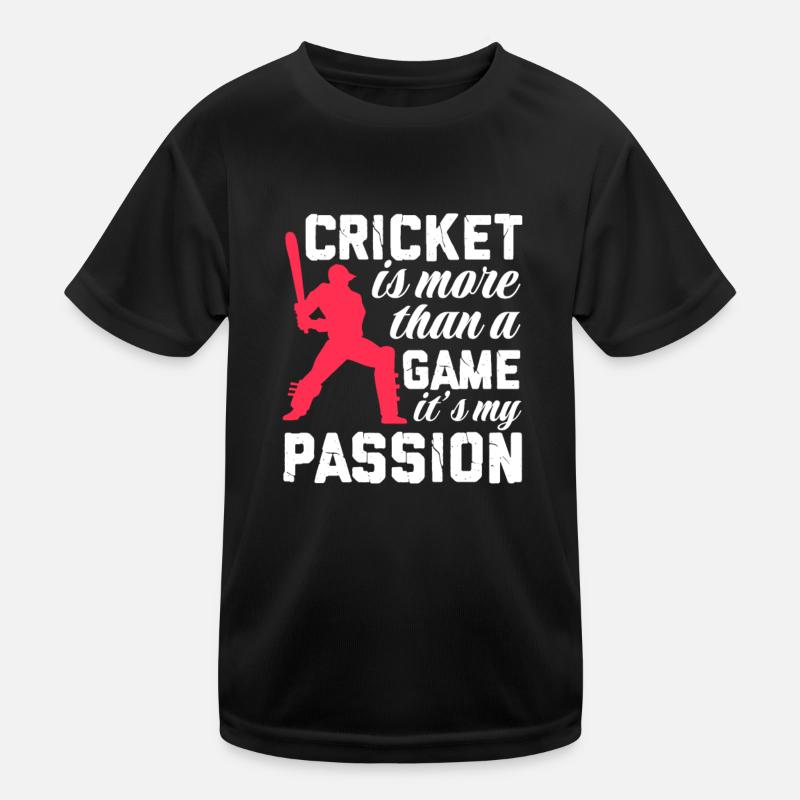 Cricket Kinder Funktions-T-Shirt